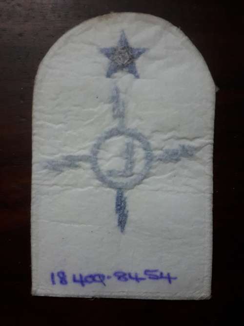 SA NAVY SUMMER DRESS MUSTERING PATCH (LARGE) - ELECTRICAL FITTER