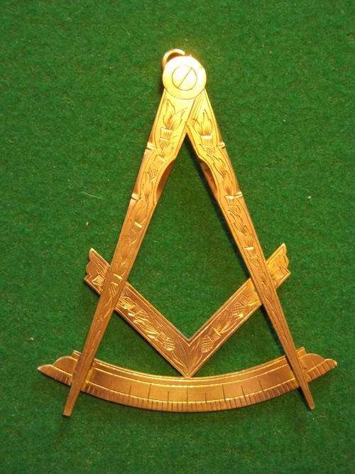 Masonic Freemason large sash jewel