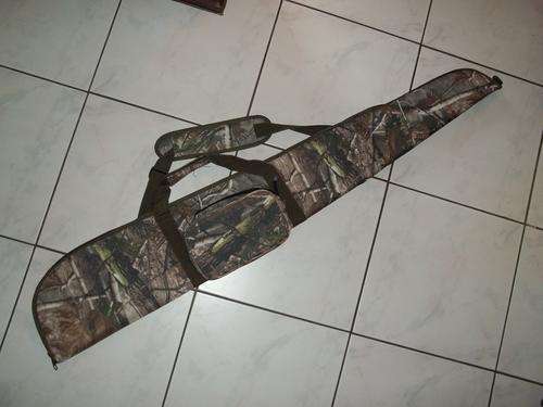 woodland pattern canvas rifle bag