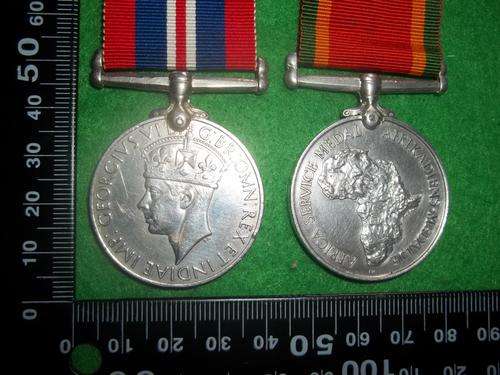 WW2 PAIR (Full size) named