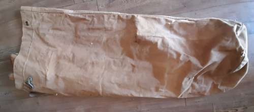 SADF LIGHT BROWN DUFFEL BAG (BALSALK) USED CONDITION
