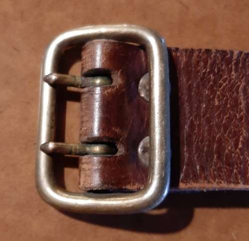 1916 WW1 ERA - 50 ROUND MILITARY LEATHER AMMUNITION BELT (BANDOLIER)