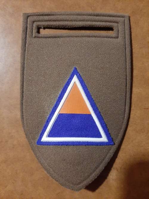 SADF - ARMOUR ALPHA SQN SHOULDER FLASH - PIN INTACT