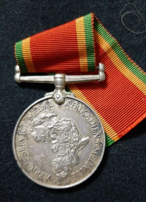 AFRICA SERVICE MEDAL - 228141 W.C. WILLEMSE