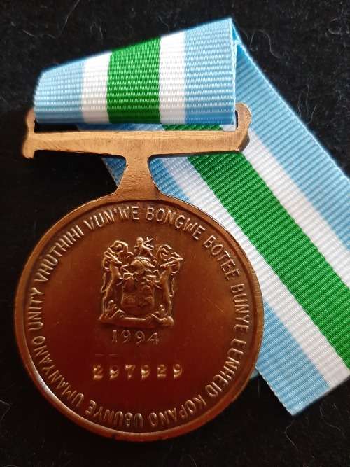 SADF - FULL SIZE UNITAS MEDAL (NUMBERED) #1