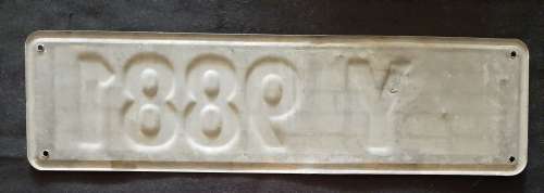 OLD LESOTHO  VEHICLE NUMBER PLATE
