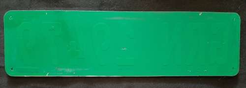 OLD NAMIBIA POLICE  VEHICLE NUMBER PLATE ?? (PERSPEX)