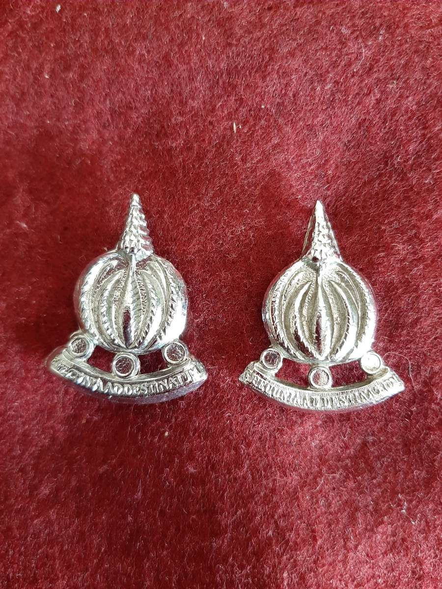 SADF - FINANCIAL SERVICES COLLAR BADGES - PINS INTACT