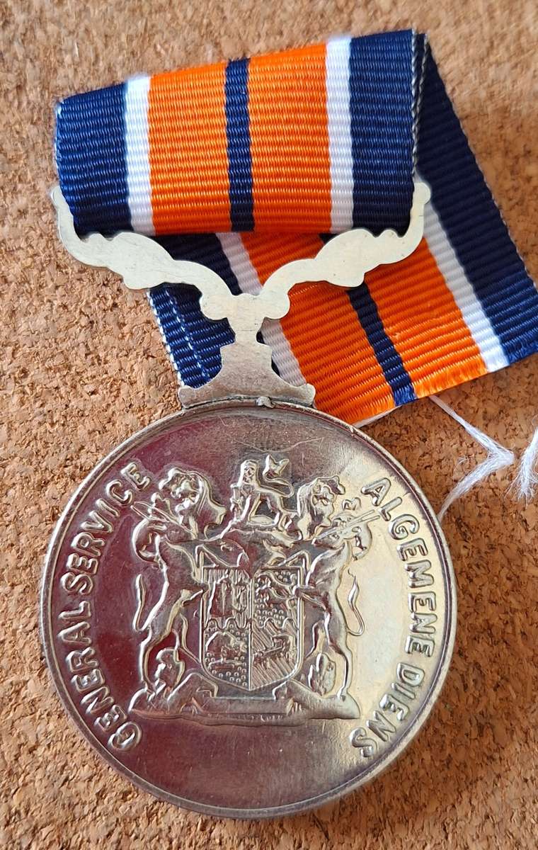 SADF - FULL SIZE GENERAL SERVICE MEDAL (NUMBERED)