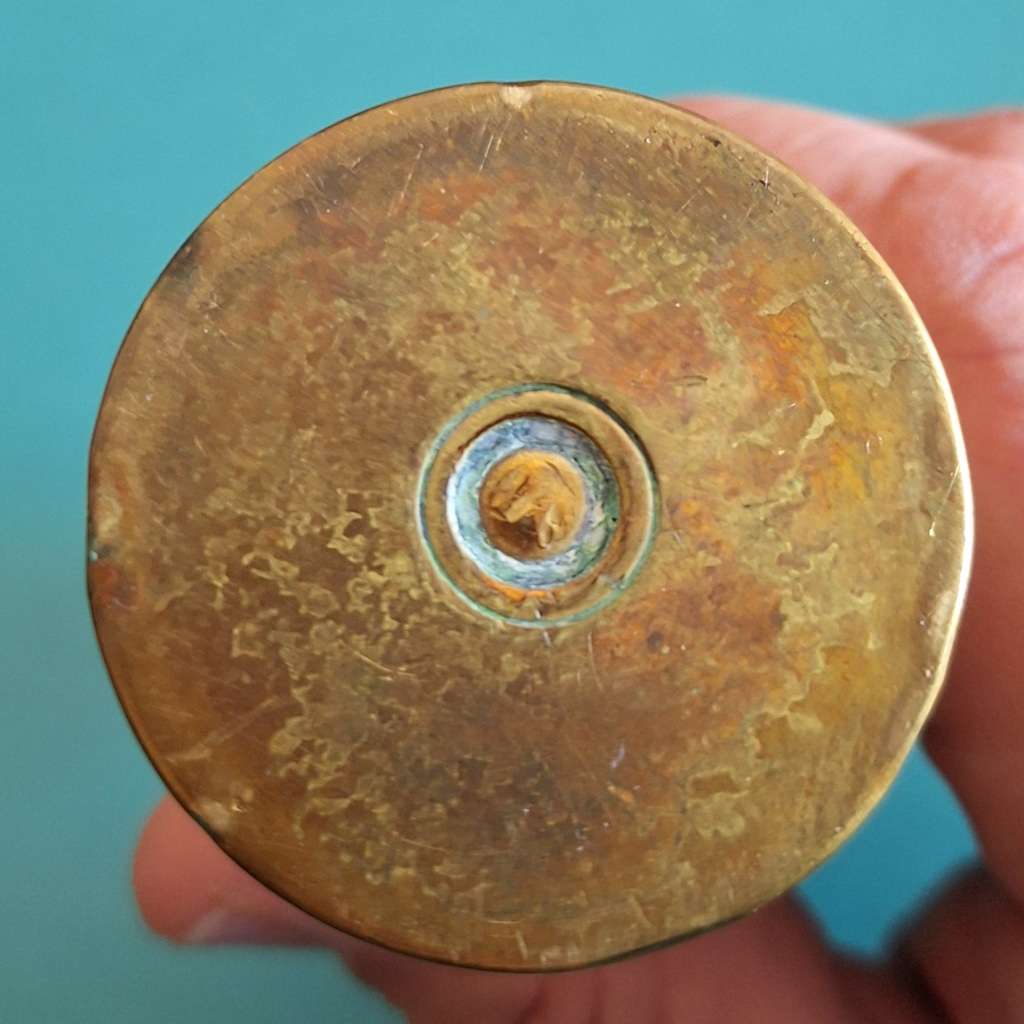 BOER WAR ERA 40 MM POM POM SHELL - TOTALLY INERT / FFE