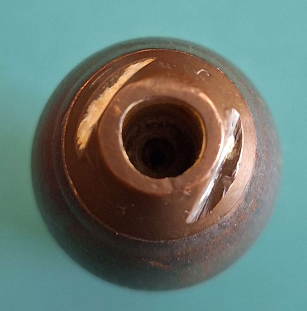 BOER WAR ERA 40 MM POM POM SHELL - TOTALLY INERT / FFE