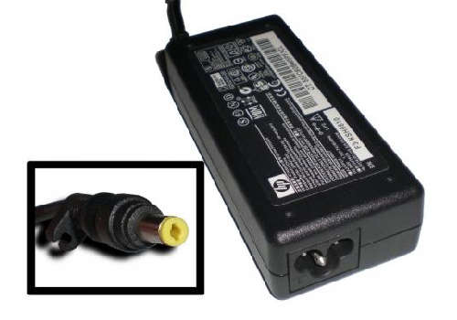 HP Laptop Charger (AC Adapter): 18.5V, 3.5A, 65W (Pin size 4.8mm x 1.7mm)