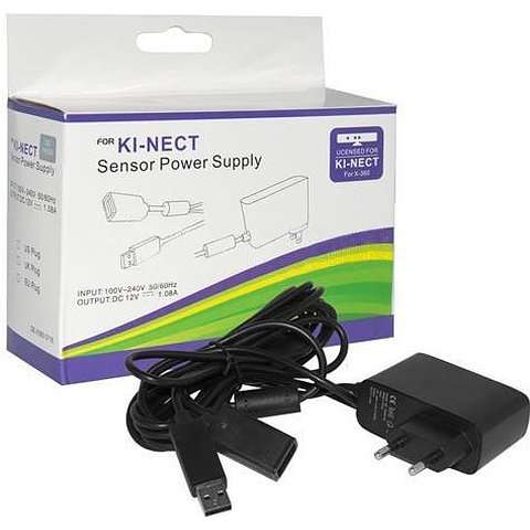 AC Adapter Power Supply Cord for Xbox 360 Kinect Sensor Converter Cable USB
