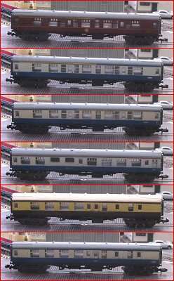 N Gauge British Rail coaches