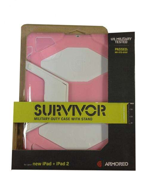 iPad: Griffin Survivor Extreme-duty Military Case *PINK & WHITE* ( BRAND NEW) IN STOCK!
