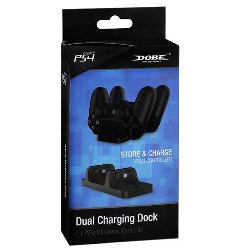 PS4 Dual Charging Dock - BLACK - (BRAND NEW) IN STOCK!