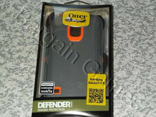 Samsung Galaxy S5 :OtterBox Defender Series Case *GRAY & ORANGE* ( BRAND NEW) IN STOCK!