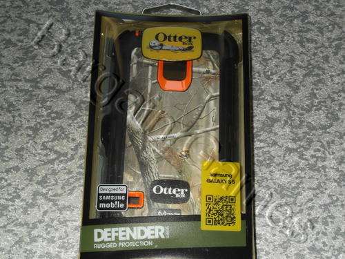 Samsung Galaxy S5 :OtterBox Defender Series Case *ORANGE REAL TREE CAMO* ( BRAND NEW) IN STOCK!