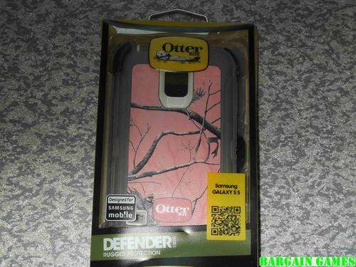 Samsung Galaxy S5 :OtterBox Defender Series Case *PINK REAL TREE CAMO* ( BRAND NEW) IN STOCK!