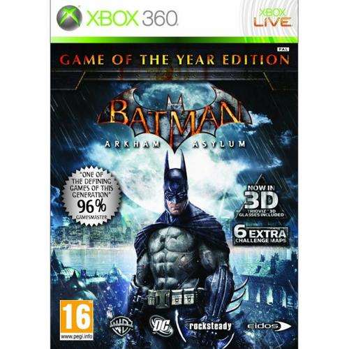 XBOX 360 Batman : Arkham Asylum- Game of the year Edition (BRAND NEW)