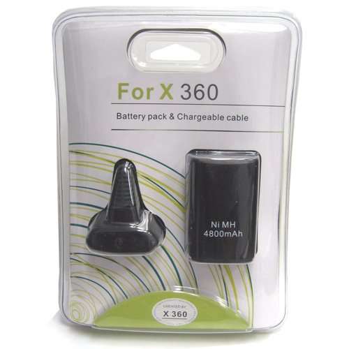 XBOX 360 Black Play & Charge Kit *BLACK* (BRAND NEW) IN STOCK!