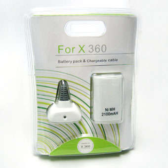 XBOX 360 Play & Charge Kit *WHITE* (BRAND NEW) IN STOCK!