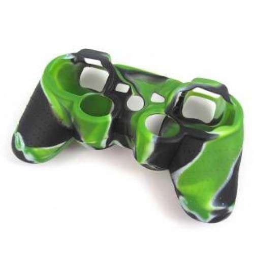 PS3 *Army* Black-Green Silicon Cover for Controller (FREE SHIPPING) IN STOCK!