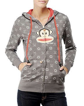PAUL FRANK EARPHONE HOODIE S - WILL FIT SMALL AND MEDIUM
