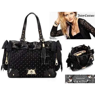 JUICY COUTURE VENICE DAYDREAMER HANDBAG BLACK