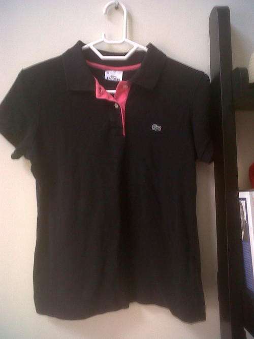 Lacoste Black&Pink top Size Small Excellent Condition!!!!
