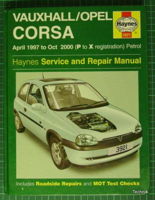 Opel Corsa B - Haynes Service and Repair Manual