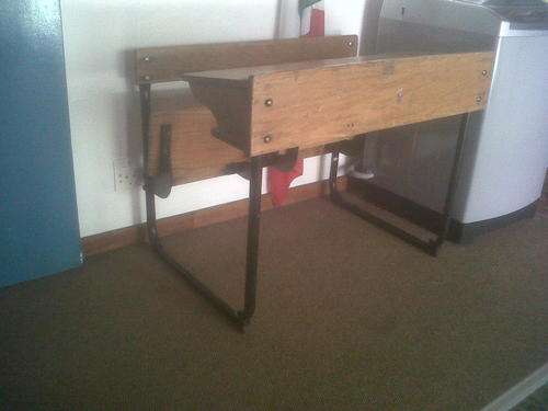 Antique Oak Schooldesk