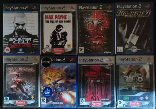 Lot #2 of 8 x Playstation 2 Games!