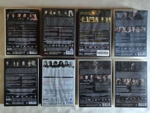 DVD Lot 1 - Game of Thrones Season 1 to 8