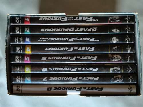 DVD Lot 4 - Fast and Furious 8 Movie set
