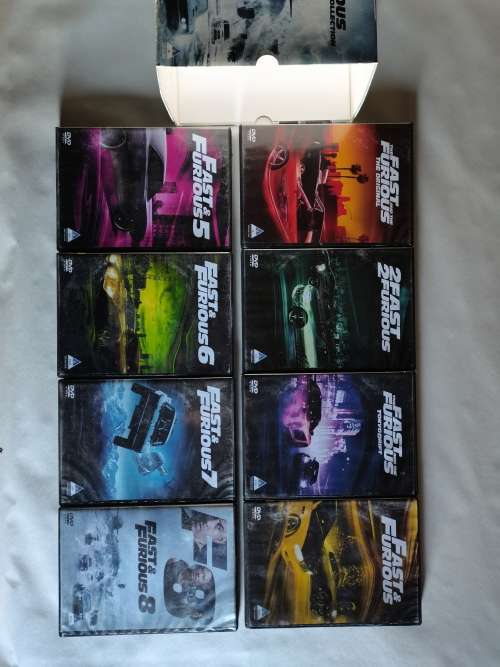DVD Lot 4 - Fast and Furious 8 Movie set