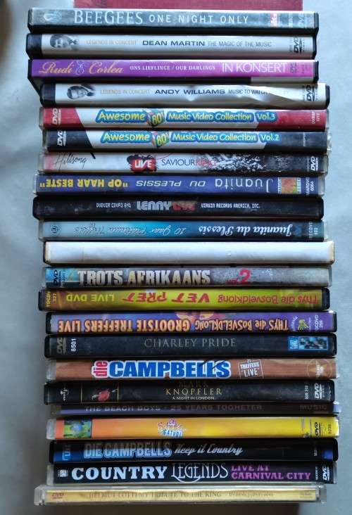 DVD Lot 9 - Mix Lot of Music DVDs