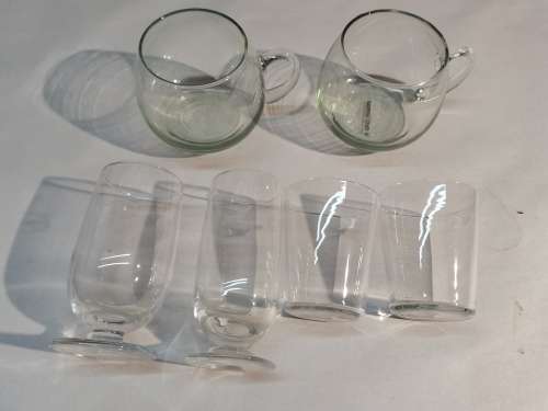 Lot of 6 Glasware Items SAL/SAA Logo