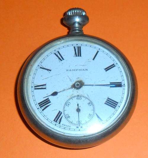 Sampar Swiss Made Pocket Watch (Not Working)