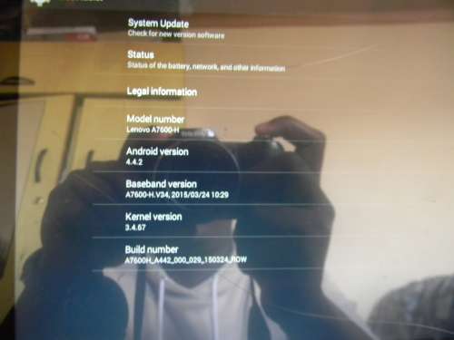 Lenovo A10-70 A7600 tablet