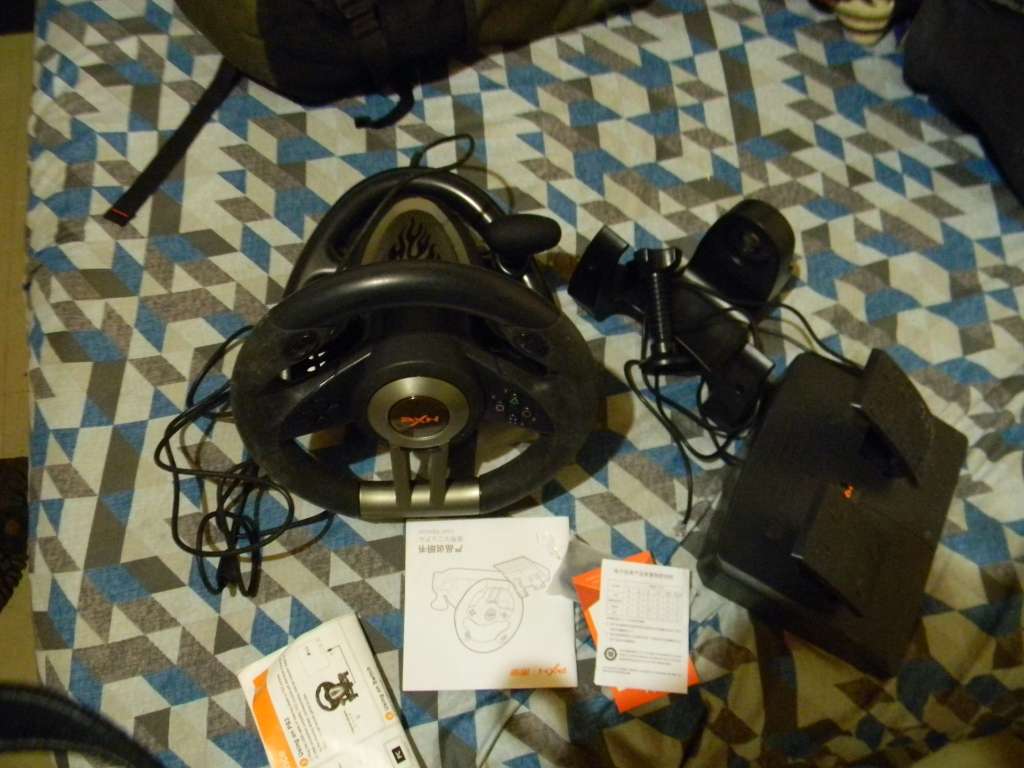 PXN V3 Pro Steering Wheel for PC/PS3/PS4 and XBOX