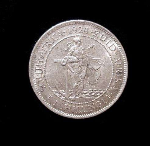 1924 GEOV SHILLING AUNC