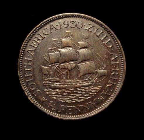 1930 GEOV HALF PENNY AUNC