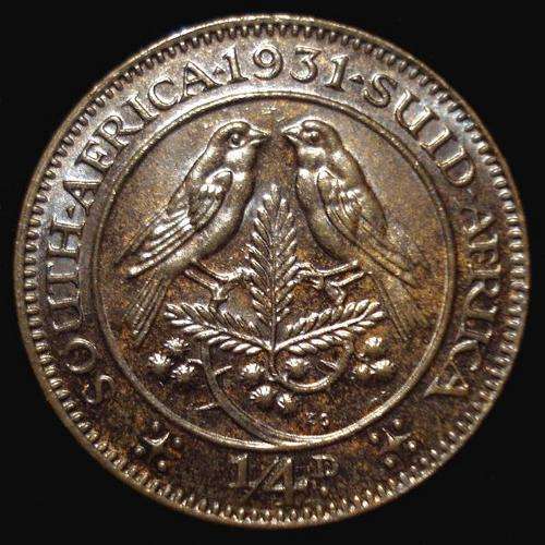 1931 GEOV FARTHING "SUID" UNC!! - SCARCE!!!! - STARTING @ R1 NO RESERVE!!!