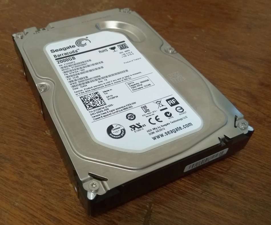 Seagate Barracuda 2TB 3.5" Hard Drive