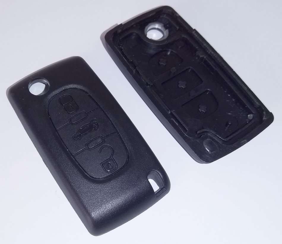 Peugeot 207 307 308 407 607 remote key 3 buttons cover (non OEM part)