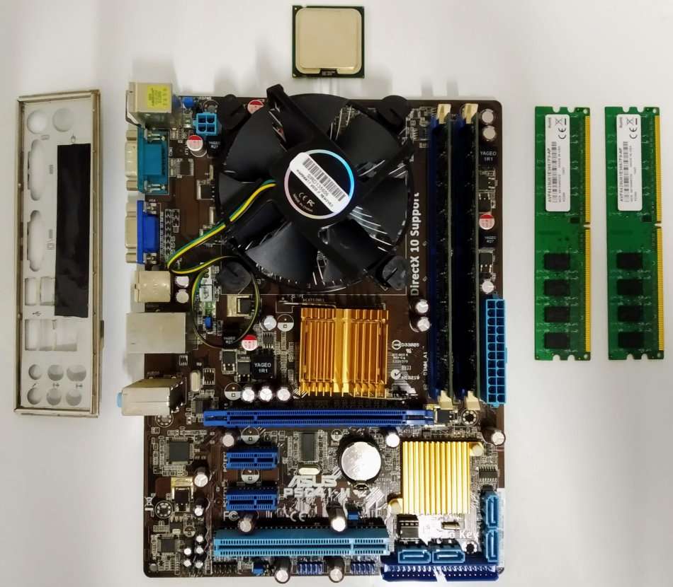 Intel Socket 775 board + CPUs + RAM (please read)