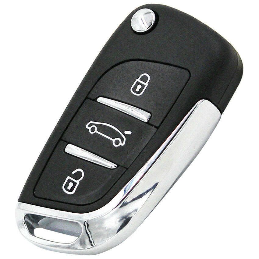 DS Style Folding Key for Citroen / Peugeot CE523 battery holder and VA2 Blade