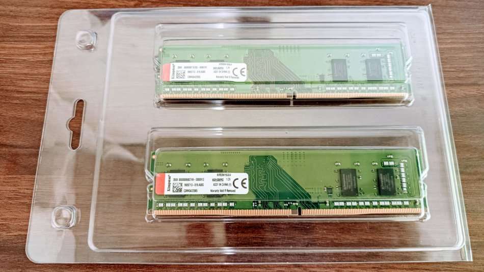 Kingston ValueRAM 8GB DDR4-2666 CL19 RAM kit (2x 4GB modules)
