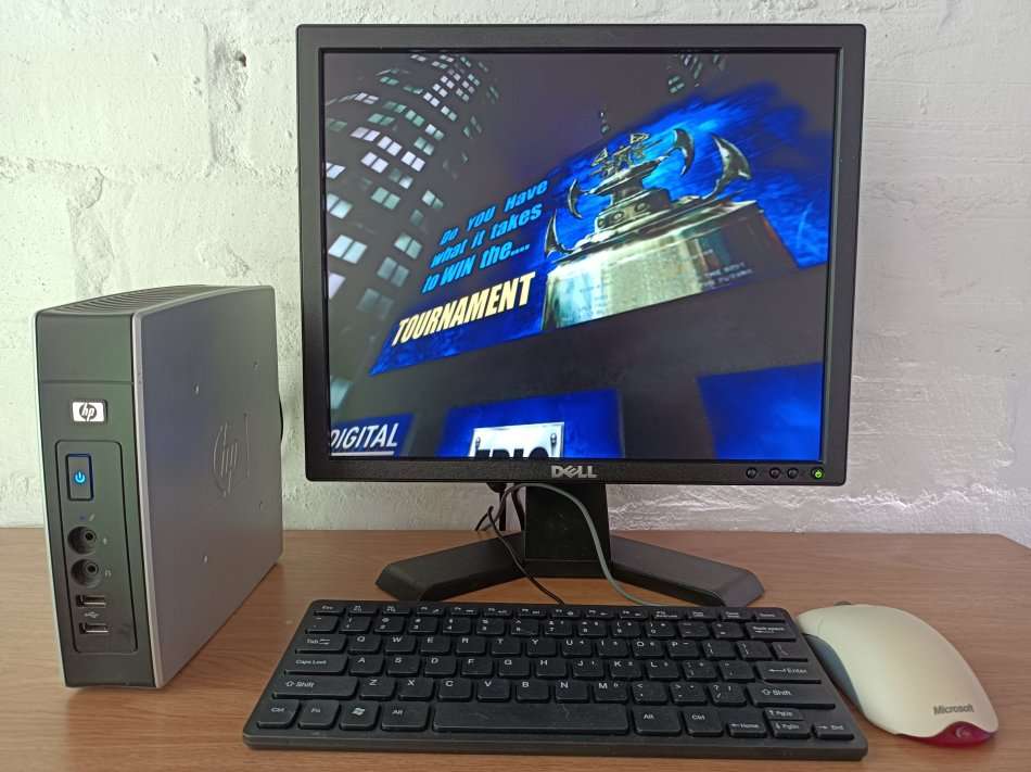 Retro Gaming | HP T5630W Thin Client | VIA Eden 1Ghz CPU | 2GB DDR2 800 RAM | 64GB HDD | Win 7 Pro